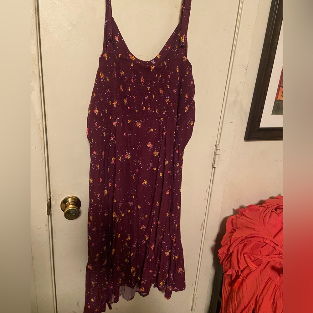 Old navy floral print dress size 4X NWOT